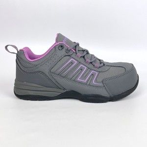 Hytest Women's 6.5W Gray Purple Comp Toe SD Athletic Work Safety Shoes K17322